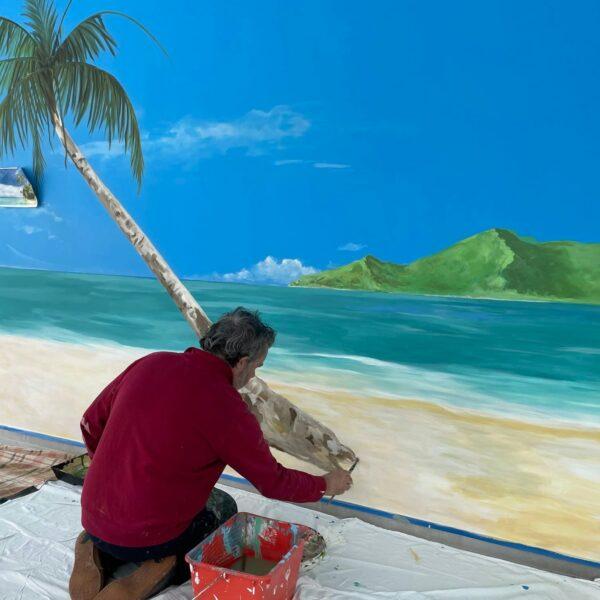 Réalisation Fresque